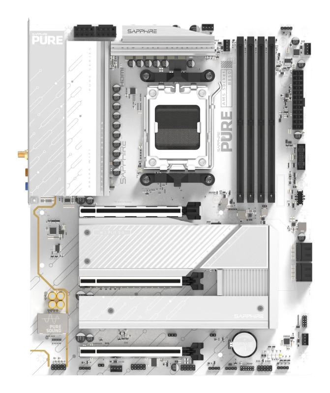 Image of Sapphire PURE B850A WIFI 7 AMD B850 Socket AM5 ATX