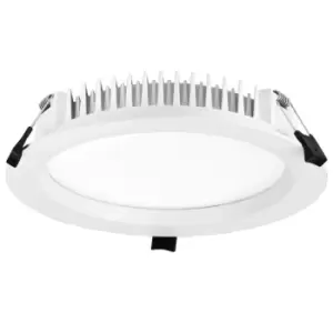 image of Aurora Enlite 25W Baffle Dimmable Integrated Downlight IP54 Cool White - EN-DDLH825/40