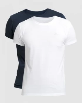 image of GANT 2-pack Crew Neck T-Shirts