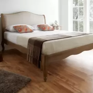 Image of Amelia Oak Bed Frame - LFE - King Size Bed Frame Only - Light Wood