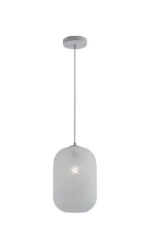 Image of Ashford Glass Dome Pendant, White, E27