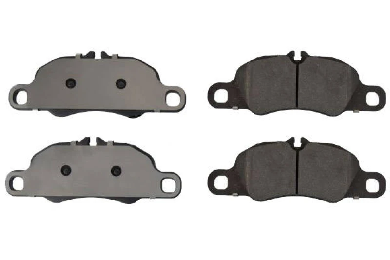 Image of SWAG 38 11 6172 Brake pad set Front Axle, prepared for wear warning indicator, with anti-squeak plate Brake Pad Set,disc brake (402)