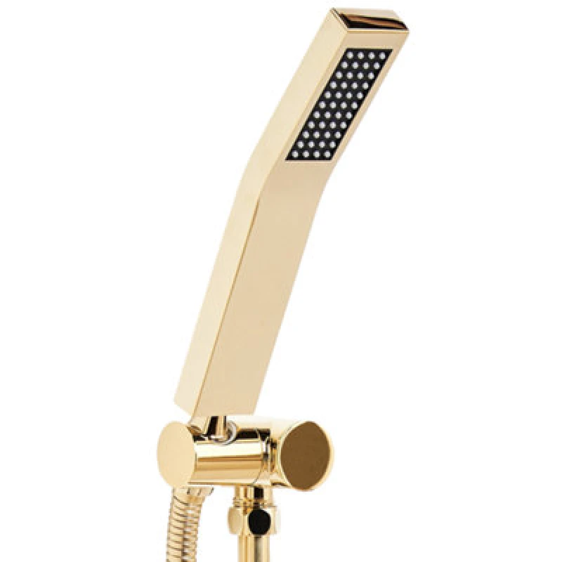 Image of Beliani Traditional Shower Head Amboro Brass Gold