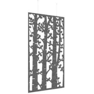 image of Social Spaces Piano Chords Acoustic Patterned Hanging Screens in Dark Blue 2400