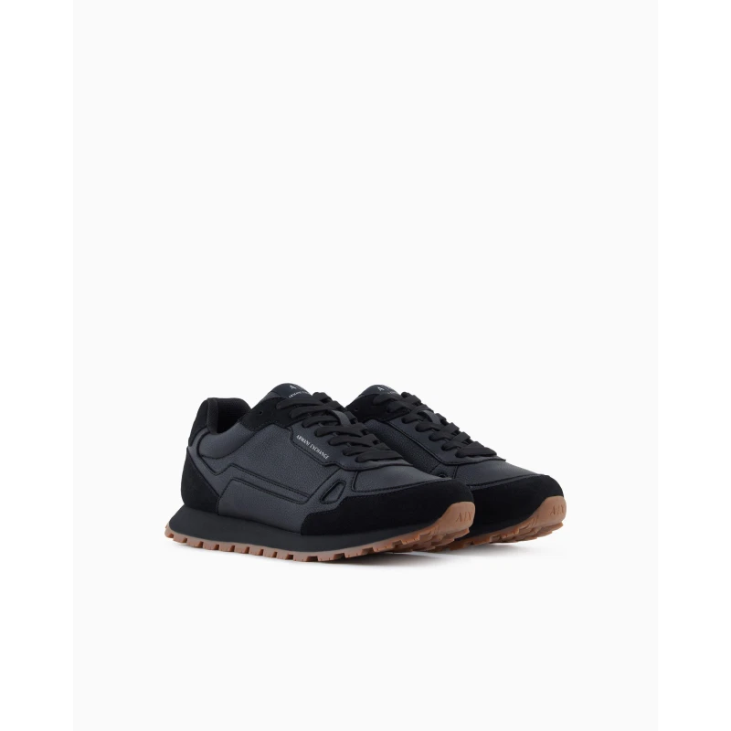 Image of Armani Exchange Mens Runners Black male 6 (40)