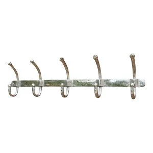 image of Metal Five Hook Coat Hanger 70cm