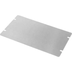 image of Hammond Electronics 1434-845 Base plate (L x W x H) 203 x 114 x 1mm Aluminium Ecru