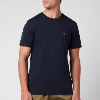 Image of Napapijri Mens Salis Crewneck T-Shirt - Blu Marine - S