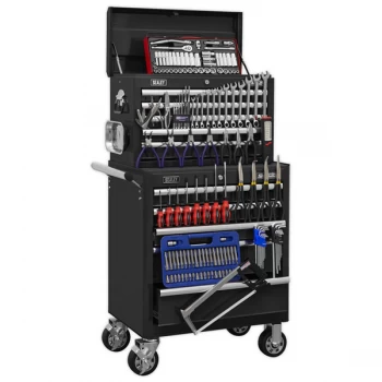 Image of Sealey APCOMBOBBTK56 Topchest & Rollcab 10 Drawer - BB Runners - 1...