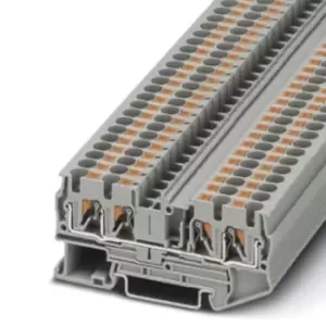 image of Phoenix Contact Pt 4-Quattro Terminal Block, Din Rail, 4Pos, 10Awg