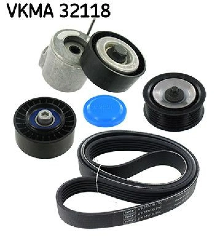 Image of SKF V-Ribbed Belt Set SKF VKMA 32118