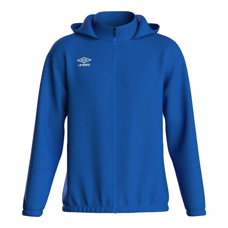 Image of Umbro Umbro Men Total Training Waterproof Jacket in Mid Blue Size: Small Mid Blue S Male 5063425506446