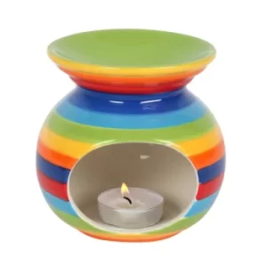 Image of Rainbow Stripe Oil Burner