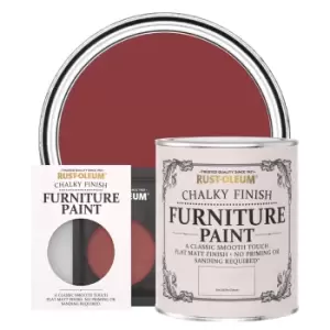 image of Rust-Oleum Chalky Furniture Paint - EMPIRE RED - 750ml