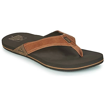 Image of Reef REEF NEWPORT mens Flip flops / Sandals (Shoes) in Brown,10.5