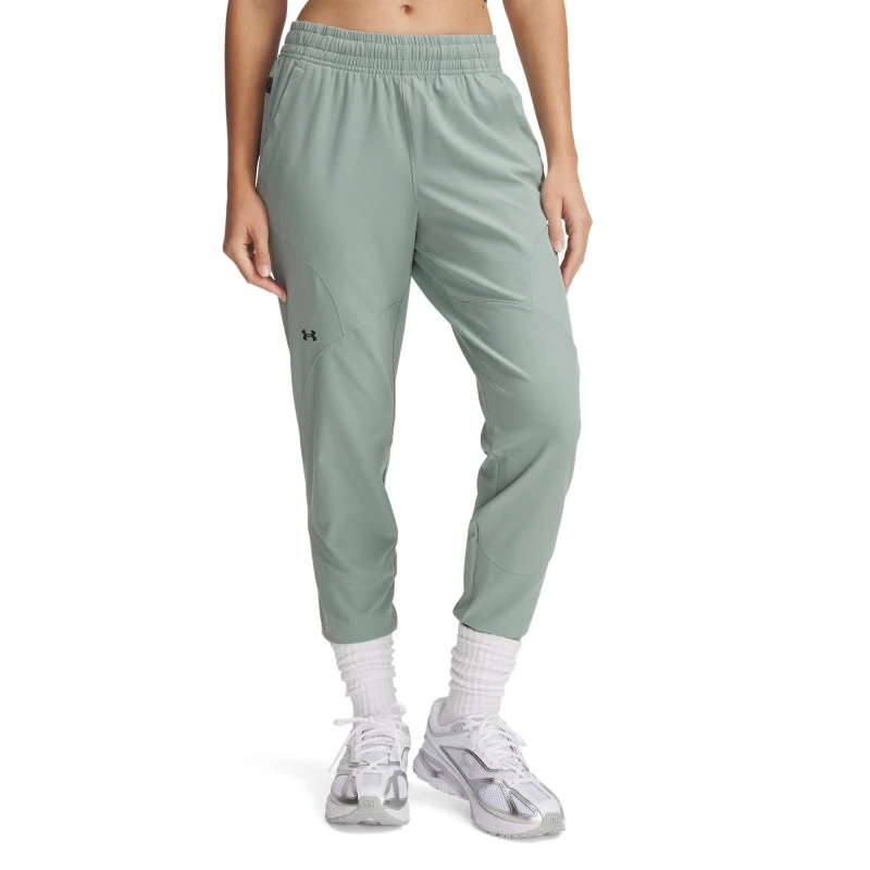 Image of Under Armour Womens Unstoppable Performance Tracksuit Bottom Green female 12 (M)