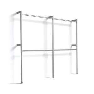 Spacepro Relax Satin silver effect Internal Storage solution (H)2280mm (L)2500mm (D)250mm