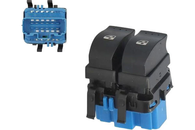 Image of Alfa e-Parts AF00327 Switch, window winder Left Front Plastic Switch,window winder (1761)