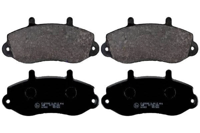 Image of Blue PRINT ADG04246 Brake pad set Front Axle Brake Pad Set,disc brake (402)