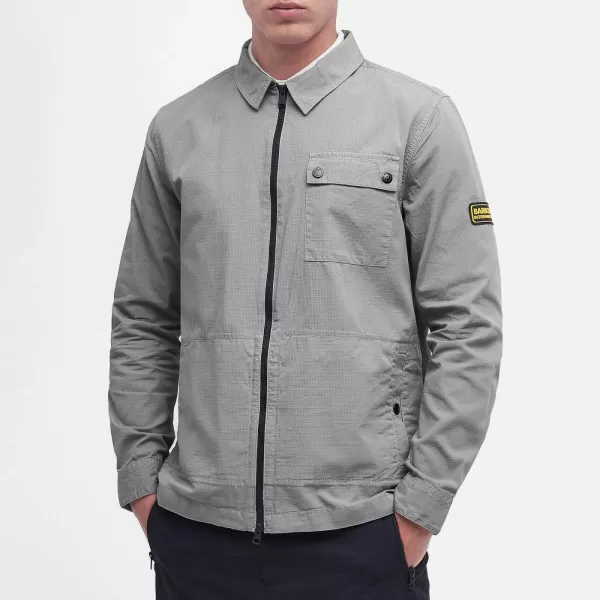Image of Barbour International Mens Volt Overshirt - Tradewinds - M