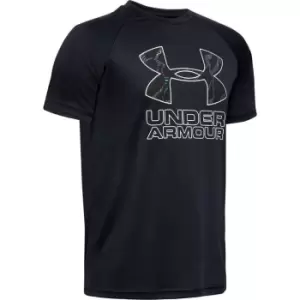 Under Armour Armour Tech Big Logo T Shirt Junior Boys - Black