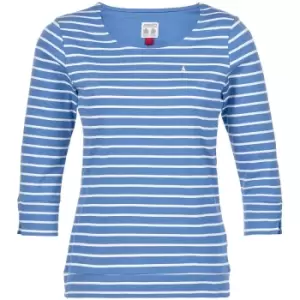 image of Musto Womens Marina Stripe Top Daylight Blue 16