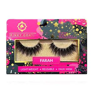 Image of Pinky Goat Silk False Eyelashes - Farah