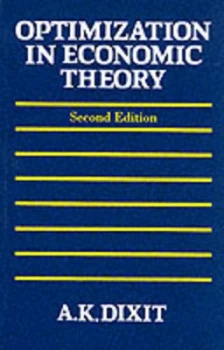 Image of Optimization in Economic Theory by Avinash K Dixit Book