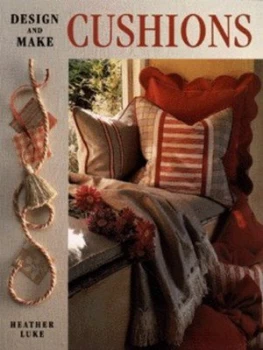 Image of Design and Make Cushions by Heather Luke Book