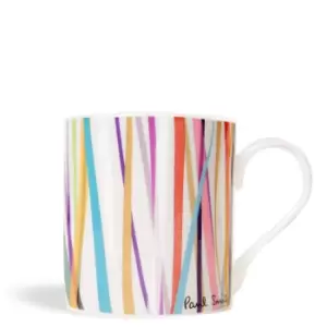 Image of Paul Smith Cross Stripe Bone China Mug Multi