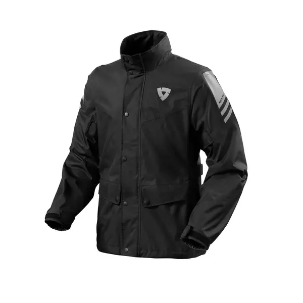 Image of REV'IT! Nitric 4 H2O Rain Jacket Black Size 3XL
