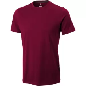 Elevate Mens Nanaimo Short Sleeve T-Shirt (XL) (Burgundy)