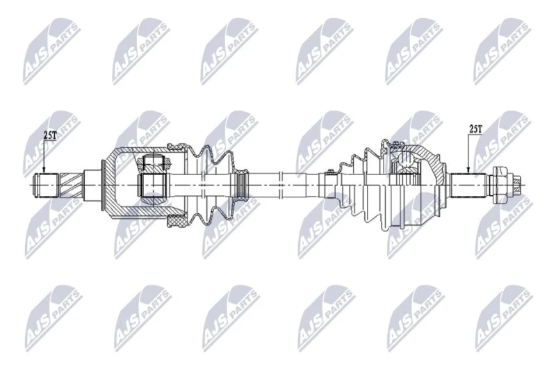 Image of NTY Drive shaft NTY NPW-FT-111