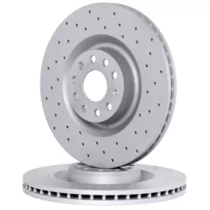 Image of ZIMMERMANN Brake disc VW,AUDI,SKODA 100.3301.52 1K0615301AR,1K0615301M,1K0615301AR Brake rotor,Brake discs,Brake rotors 1K0615301M