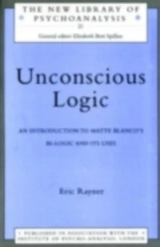 Image of Unconscious Logic by Eric Rayner Hardback