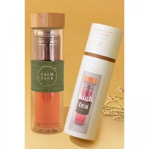 image of Calm Club High Tea Bamboo and Glass Tea Infuser