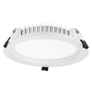 image of Aurora Enlite 18W Baffle Dimmable Integrated Downlight IP54 Cool White - EN-DDLH618/40