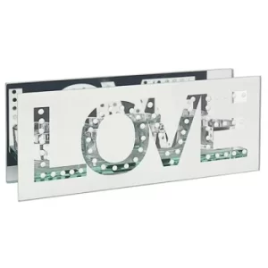 image of Mirror Message 3 Tealight Holder Love