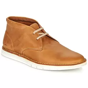 Image of Clarks FORGE STRIDE mens Mid Boots in Brown,9,9.5,10.5,11,8.5,12,13,7.5,10,6