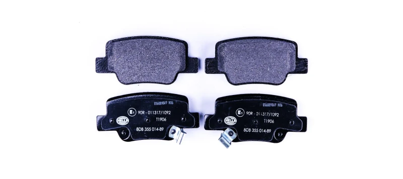 Image of HELLA Brake pad set HELLA 8DB 355 014-891
