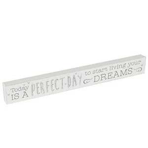 Image of Love Life Today Is A Perfect Day Plaque