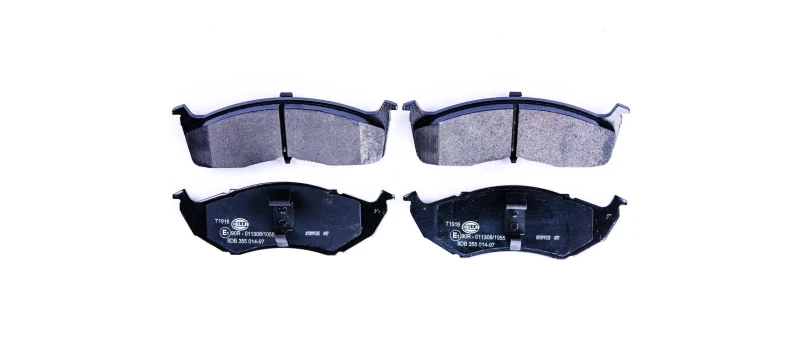 Image of HELLA Brake pad set HELLA 8DB 355 014-971