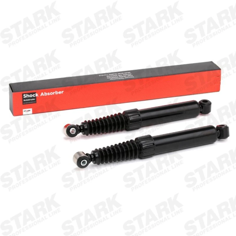 Image of STARK SKSA-0133214 Shock absorber Rear Axle, Gas Pressure, Twin-Tube, Telescopic Shock Absorber, Bottom eye Shock Absorber (854)