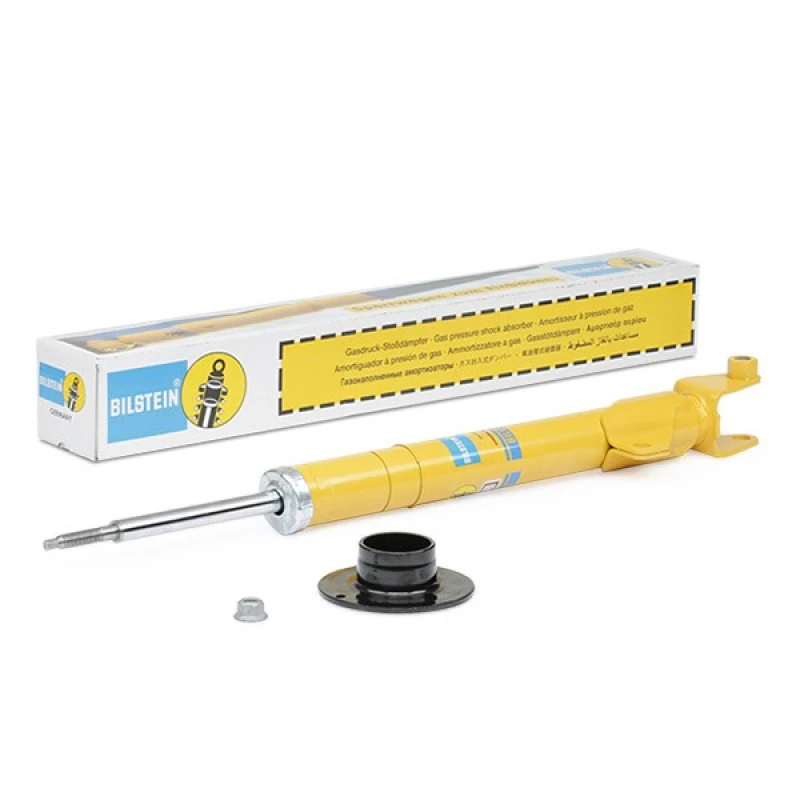 Image of BILSTEIN 24-144766 Shock absorber Front Axle Left, Gas Pressure, Monotube, Spring-bearing Damper, Bottom Fork Shock Absorber (854)