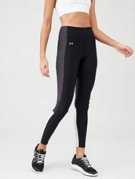 Image of Urban Armor Gear HeatGear Perforation Inset Leggings - Black/Grey, Size L, Women