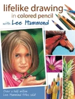 Image of lifelike drawing in colored pencil with lee hammond