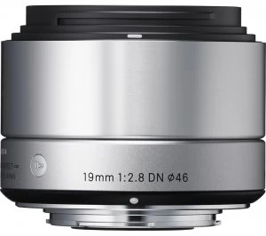 Image of SIGMA 19mm f2.8 DN Wide angle Prime Lens for Sony Silver