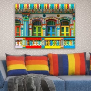 Image of 163044812_70100 Multicolor Decorative Canvas Painting