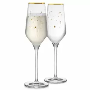 image of Vivo by Villeroy & Boch Set of 6 Limited Edition Crystalline Champagne Glasses - 252 ml