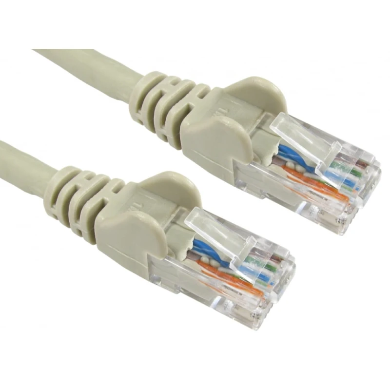 Image of Cables Direct 0.5m Economy Gigabit Networking Cable - Grey